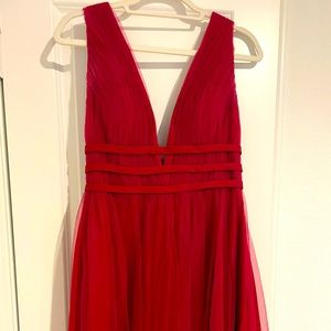 Azazie Red Formal Gown